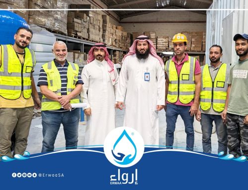 الفريق الفني بإرواء يتابع أعمال محطات التحلية بمحافظة عقلة الصقور